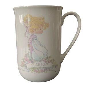 Vintage 1989 Precious Moments Theresa Mug | Enesco Your Name is a Precious Gift